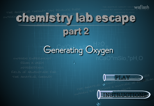 화학 실험실 탈출 파트 2 (123bee Chemistry Lab Escape Part 2) 게임 화면 1