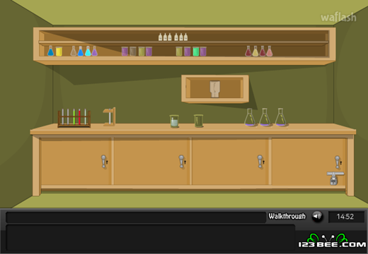 화학 실험실 탈출 파트 2 (123bee Chemistry Lab Escape Part 2) 게임 화면 2