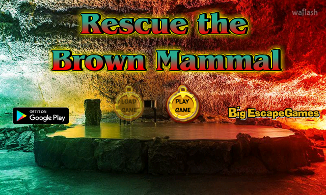 BIG 갈색 포유동물 구출 (BIG Rescue the Brown Mammal) 게임 화면 1