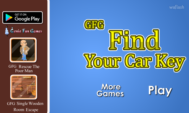 GFG 자동차 키 찾기 (GFG Find Your Car Key) 게임 화면 1