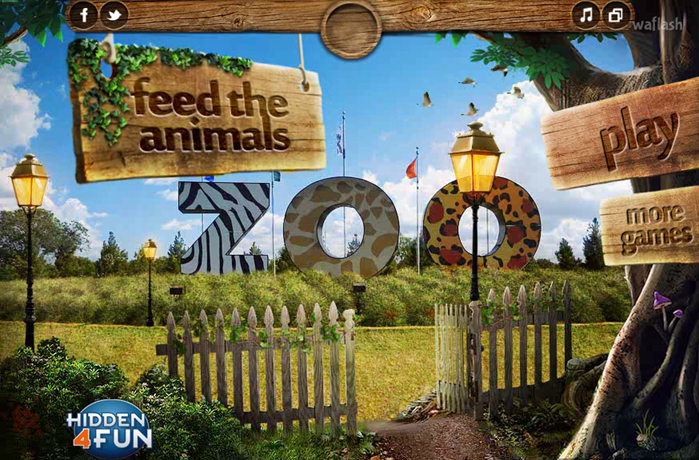 Hidden4Fun 숨은그림찾기 - Feed the Animals 게임 화면 1