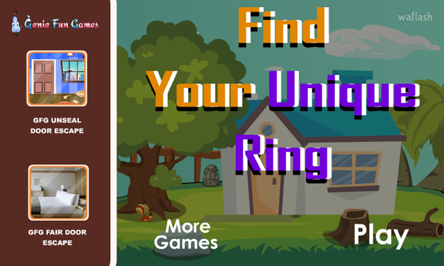 GFG 유니크한 반지 찾기 (Find Your Unique Ring) 게임 화면 1
