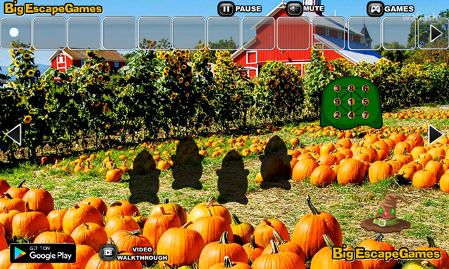 BIG 펌킨 가든 걸 이스케이프 (BIG Pumpkin Garden Girl Escape) 게임 화면 2