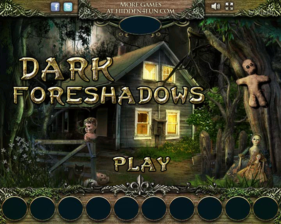 Hidden4Fun 숨은그림찾기 - Dark Foreshadows 게임 화면 1