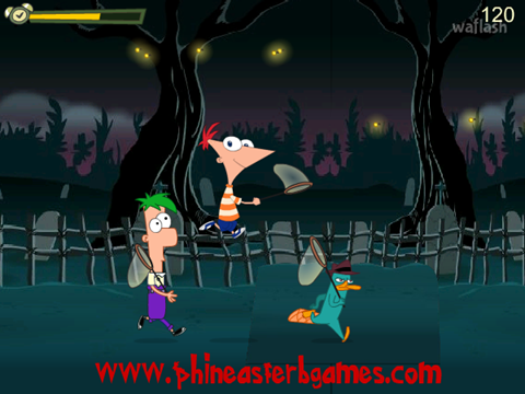 피니와 퍼브: 라이트닝 버그 (Phineas and Ferb: Lighting Bug) 게임 화면 2