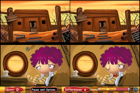 DifferenceGames 틀린그림찾기 - Maverie: The Mad Scientist 게임 화면 2