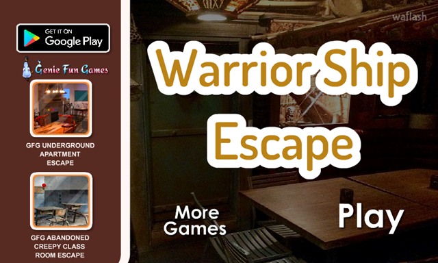 GFG 워리어 쉽 이스케이프 (Warrior Ship Escape) 게임 화면 1
