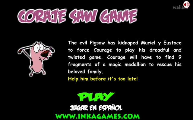 커리지 쏘우 게임 (Coraje Saw Game) 게임 화면 1