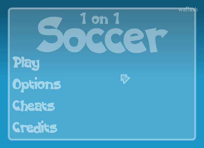 1대1 축구 (1 on 1 Soccer) 게임 화면 1