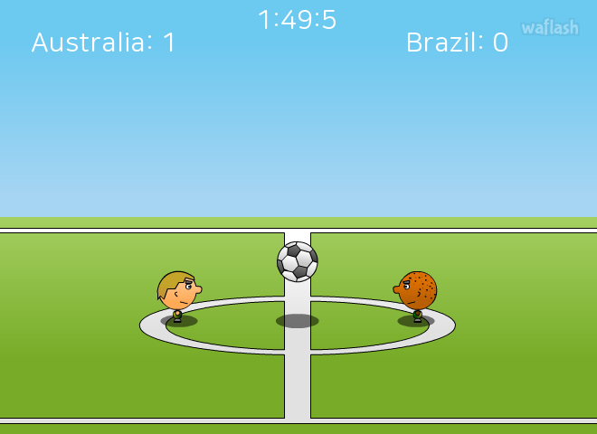 1대1 축구 (1 on 1 Soccer) 게임 화면 3