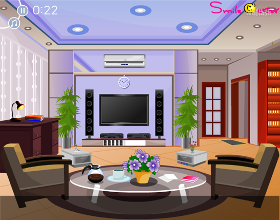 TV 룸 탈출 (TV Room Escape) 게임 화면 2