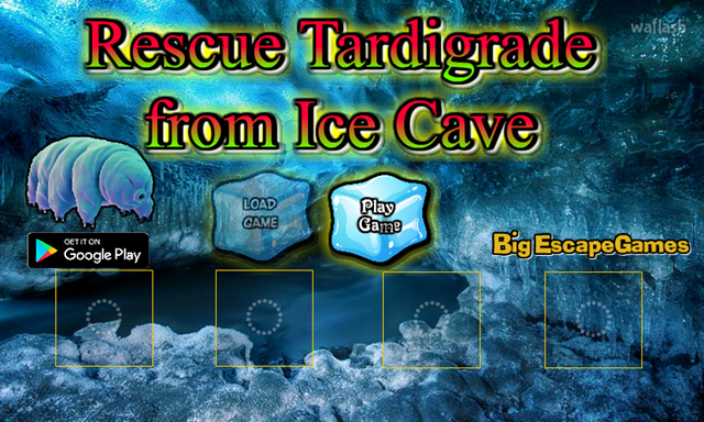 BIG 얼음 동굴에서 곰벌레 구출 (BIG Rescue Tardigrade from Ice Cave) 게임 화면 1