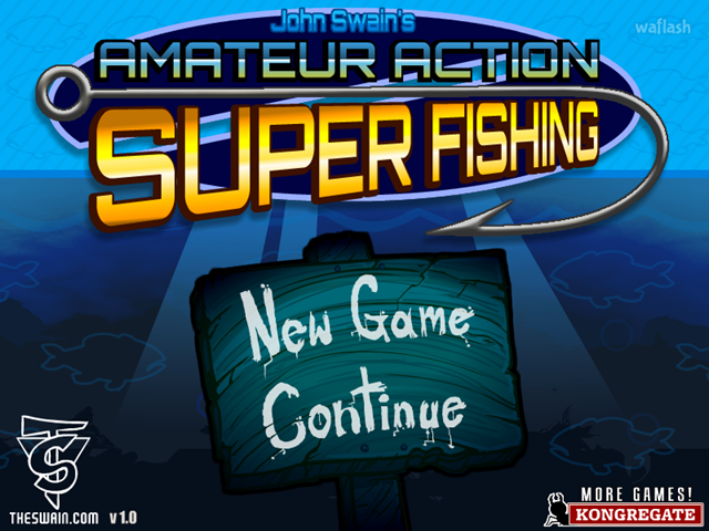 존 스웨인 아마추어 액션 슈퍼 피싱 (John Swain's Amateur Action Super Fishing) 게임 화면 1