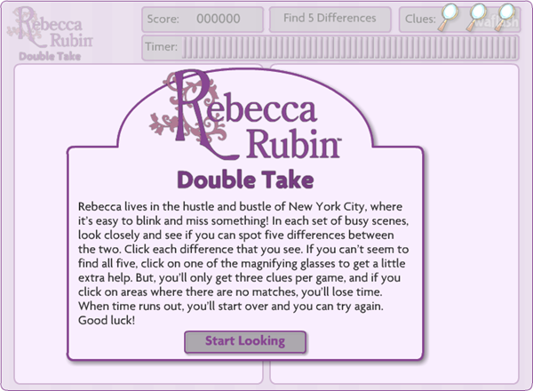 틀린그림찾기 - Rebecca Rubin's Double Take 게임 화면 1