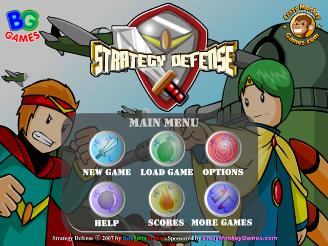 스트래티지 디펜스 (Strategy Defense) 게임 화면 1