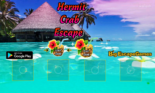 BIG 소라게 탈출 (BIG Hermit Crab Escape) 게임 화면 1