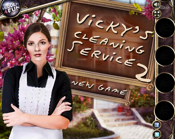 Hidden4Fun 숨은그림찾기 - Vicky's Cleaning Service 2 게임 화면 1
