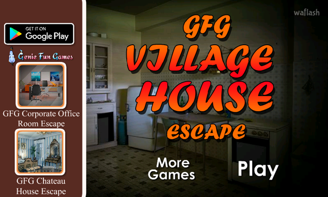 GFG 빌리지 하우스 이스케이프 (GFG Village House Escape) 게임 화면 1