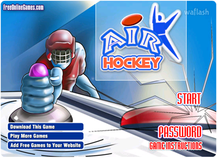 에어하키 (Air Hockey) 게임 화면 1