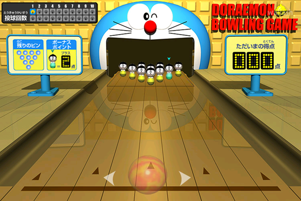 도라에몽 볼링 (Doraemon Bowling) 게임 화면 1