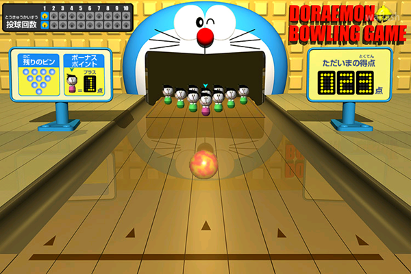 도라에몽 볼링 (Doraemon Bowling) 게임 화면 2