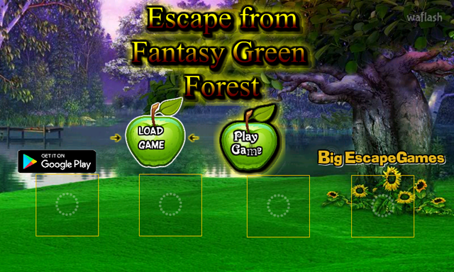 BIG 이스케이프 프롬 판타지 그린 포레스트 (BIG Escape from Fantasy Green Forest) 게임 화면 1