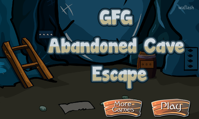 GFG 버려진 동굴 탈출 (GFG Abandoned Cave Escape) 게임 화면 1