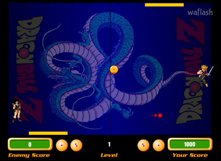 드래곤볼 Z 퐁 (Dragonball Z Pong) 게임 화면 2