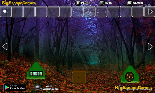 BIG 추수감사절 안개 낀 숲 탈출 (BIG Thanksgiving Foggy Forest Escape) 게임 화면 2