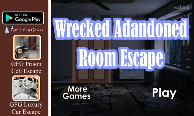GFG 렉트 어밴던드 룸 이스케이프 (GFG Wrecked Abandoned Room Escape) 게임 화면 1