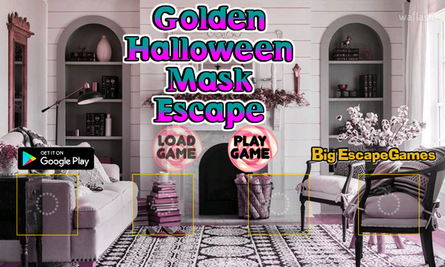 BIG 골든 할로윈 마스크 이스케이프 (BIG Golden Halloween Mask Escape) 게임 화면 1