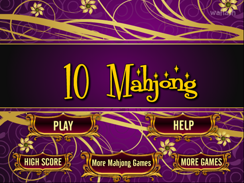 10 Mahjong 게임 화면 1
