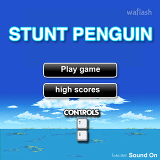스턴트 펭귄 (Stunt Penguin) 게임 화면 1
