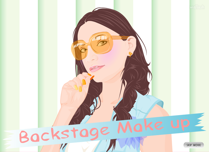 쁘띠파우더 - Backstage Make up 게임 화면 1