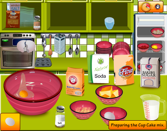 Sara's Cooking Class: Cherry Cup Cake 게임 화면 2