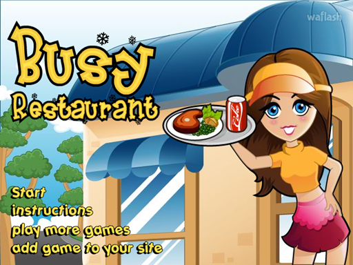 비지 레스토랑 (Busy Restaurant) 게임 화면 1