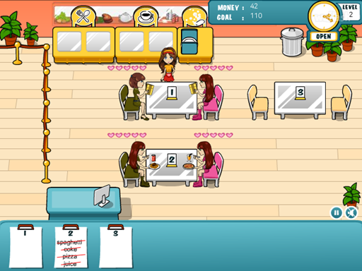 비지 레스토랑 (Busy Restaurant) 게임 화면 2