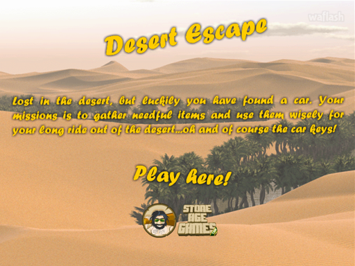 사막 탈출 (Desert Escape) 게임 화면 1