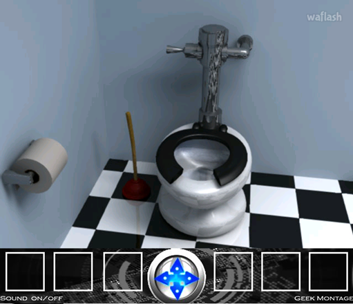 화장실 탈출 3D (Escape the Bathroom 3D) 게임 화면 2
