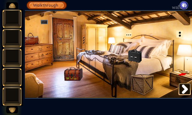 GFG 빈티지 호텔 방 탈출 (GFG Vintage Hotel Room Escape) 게임 화면 1