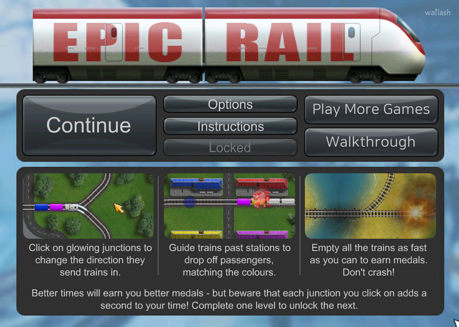 에픽 레일 (Epic Rail) 게임 화면 1