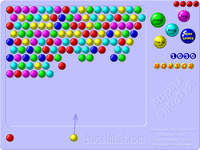 버블 슈터 (Bubble Shooter) 게임 화면 2
