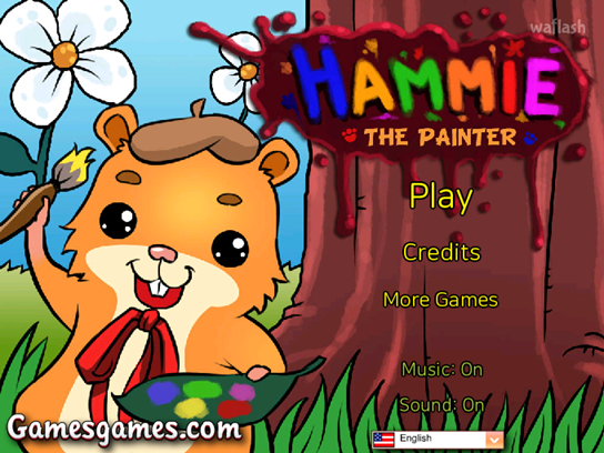DifferenceGames 틀린그림찾기 - Hammie: The Painter 게임 화면 1