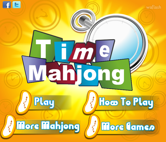 타임 마작 (Time Mahjong) 게임 화면 1