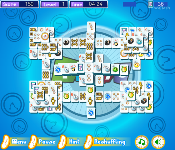 타임 마작 (Time Mahjong) 게임 화면 2