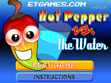 핫 페퍼 vs. 더 워터 게임 화면 1