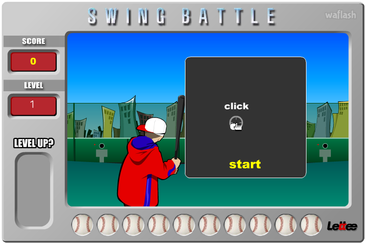 스윙배틀 (SWING BATTLE) 야구게임 게임 화면 2