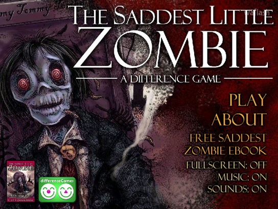 DifferenceGames 틀린그림찾기 - The Saddest Little Zombie 게임 화면 1