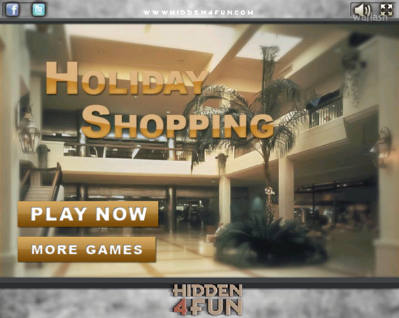Hidden4Fun 숨은그림찾기 - Holiday Shopping 게임 화면 1