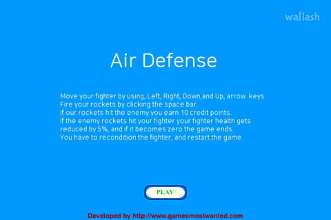 에어 디펜스 (Air Defense) 게임 화면 1
